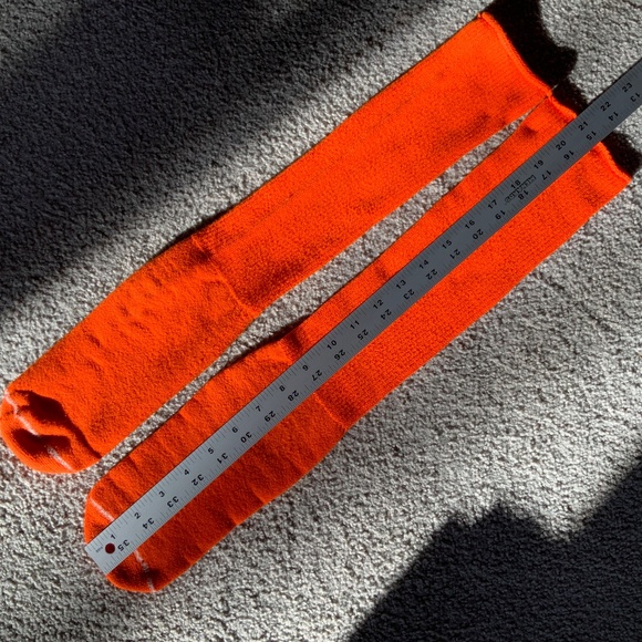 Kid’s Orange Soccer Socks - Picture 2 of 4